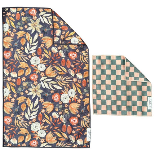 Double Sided Hand Towel Washcloth Set