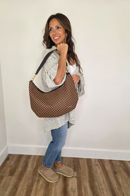 Sienna Slouchy Woven Shoulder Bag