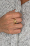 Gold Twisted Rope Ring