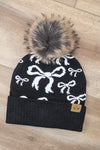 Bow Pom Hat