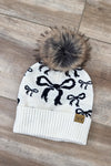 Bow Pom Hat