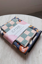 Double Sided Hand Towel Washcloth Set