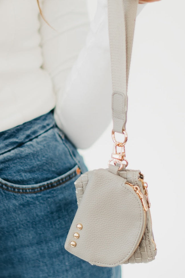 Wonderlust Woven Dual Pouch Wristlet