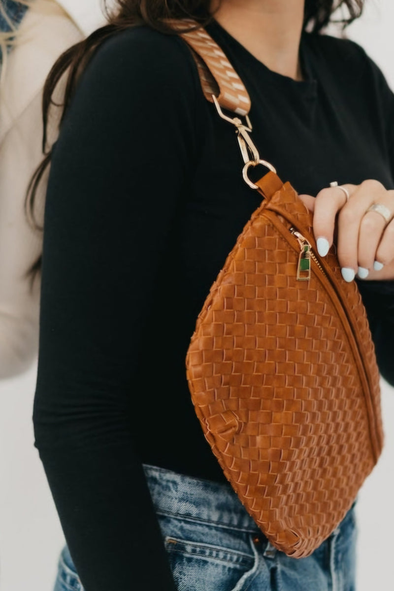 Adele Woven Bum Bag