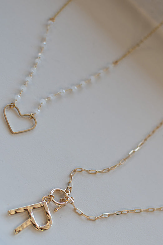 Initial Charm Necklace